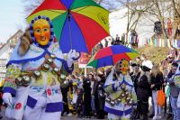 Buntes Treiben der Narren in Wernau