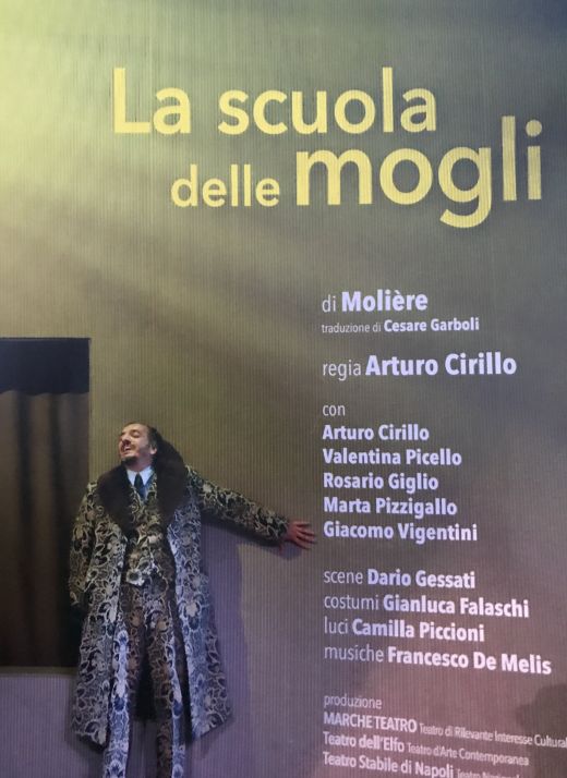 Die Schule der Frauen« von Molière  auf italienisch #Artcity