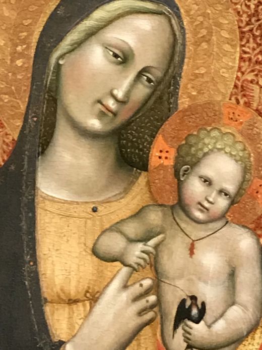 Die Ausstellung in Palazzo Barberini  präsentiert  auch wertvolle Tafeln von dem Maestro der Madonna 